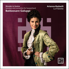 the album cover for Radaelli / Filarete - Wonder In Venice: Sons & Cons For Harpsichord