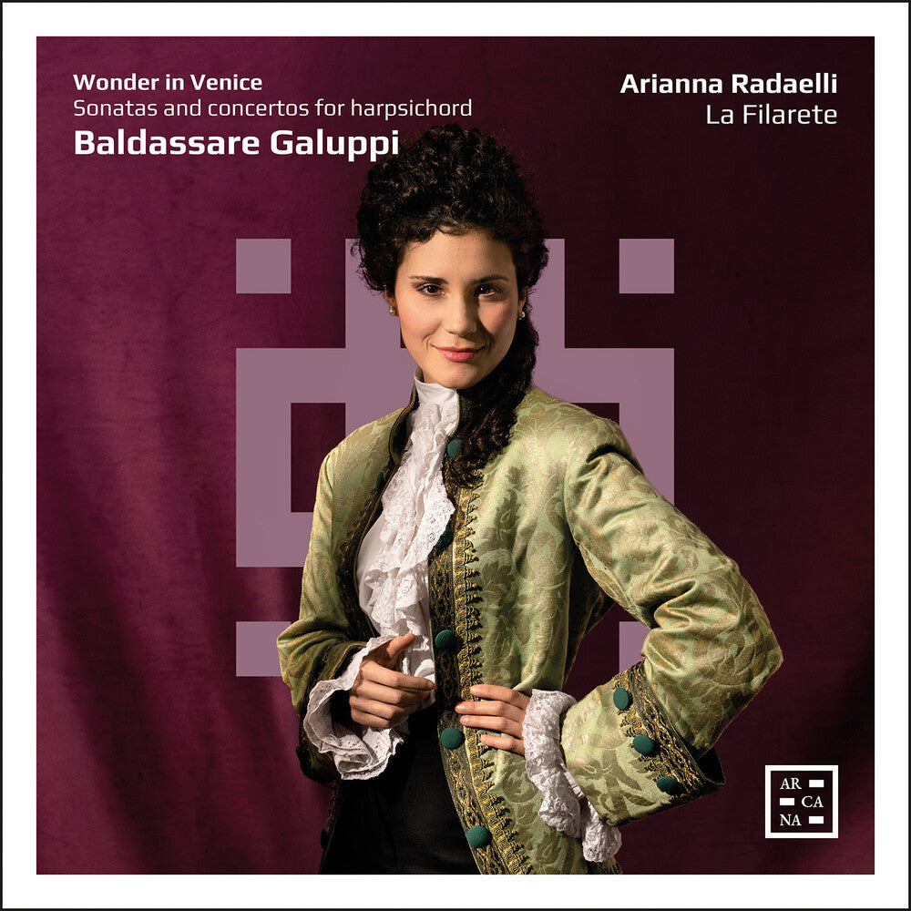 the album cover for Radaelli / Filarete - Wonder In Venice: Sons & Cons For Harpsichord