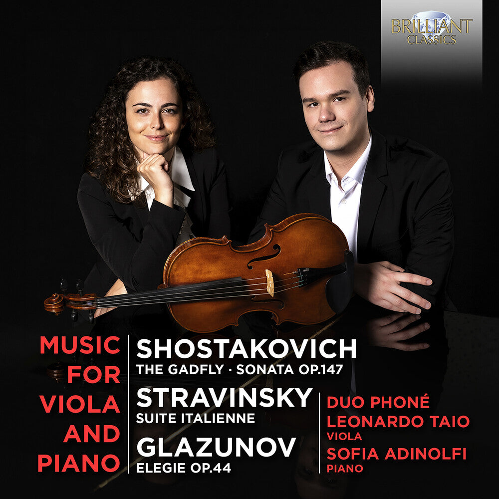 the album cover for Phone / Taio - Russian Music For Viola & Piano