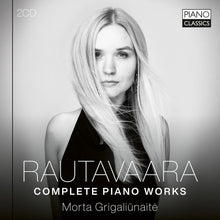 the album cover for Morta Grigaliunaite - Complete Piano Works