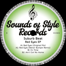 the album cover for Suburb Beat - Red Eyes (Ep)