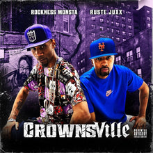 the album cover for Rockness Monsta &amp; Ruste Juxx - Crownsville [eco-friendly Lavender vinyl]