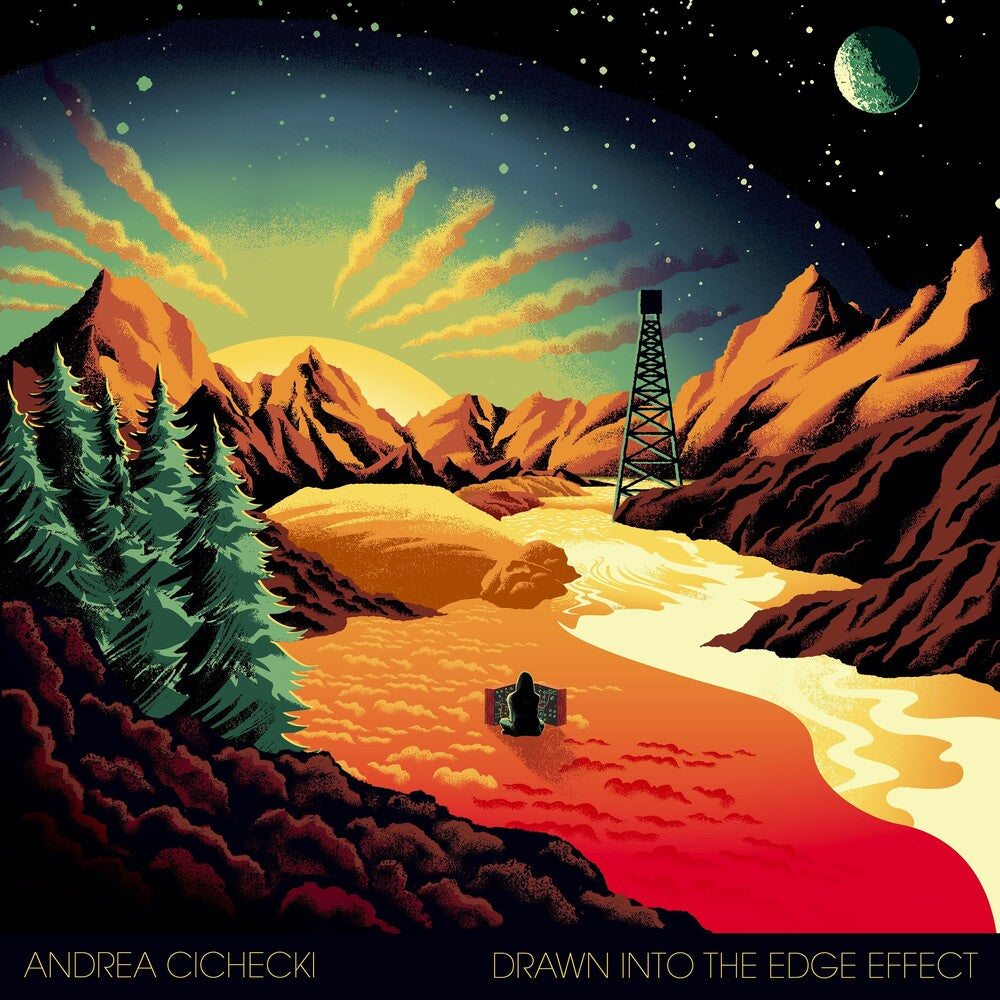 the album cover for Andrea Cichecki - Drawn Into The Edge Effect (Uk)