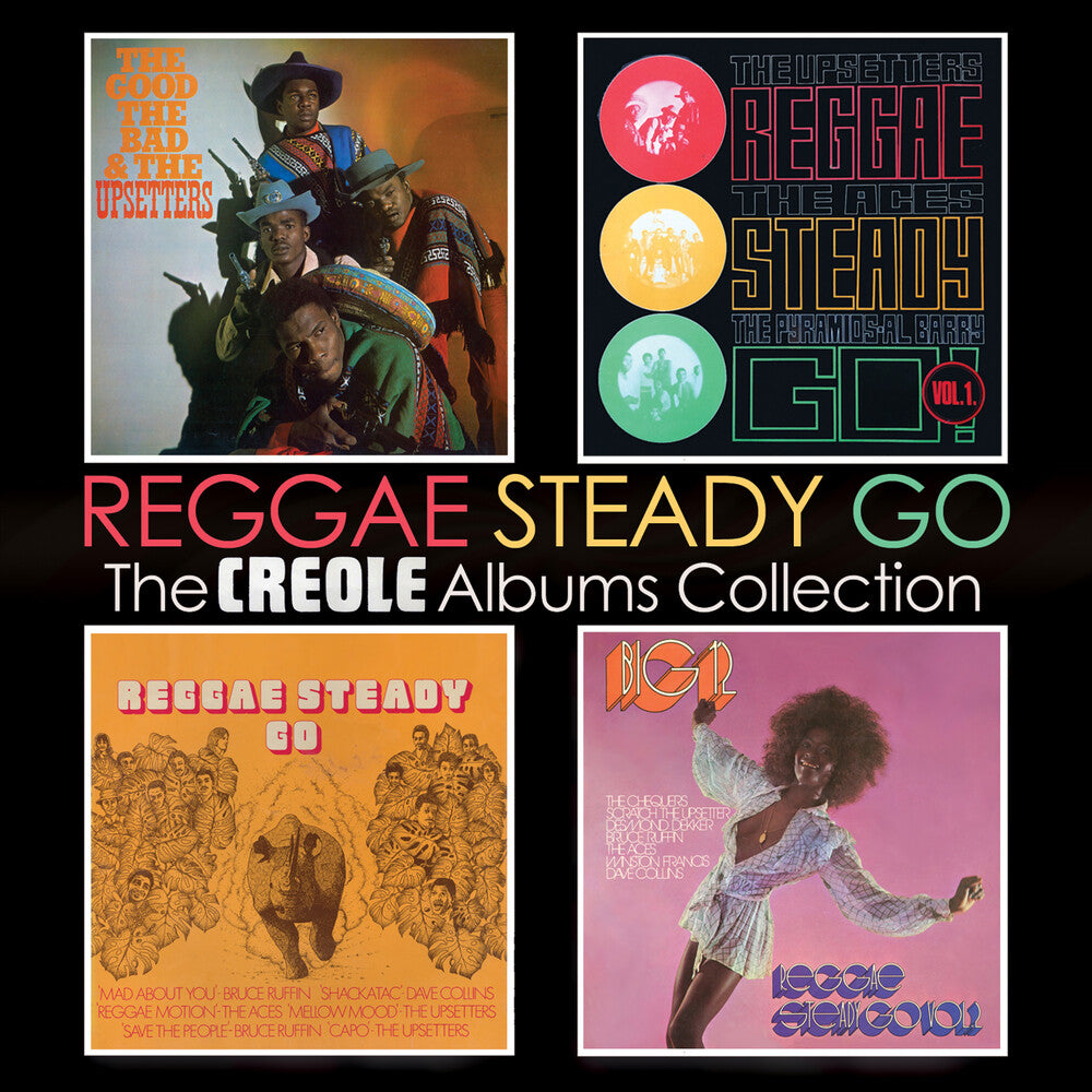 the album cover for Reggae Steady Go: Creole Albums Collection / Var - Reggae Steady Go: The Creole Albums Collection / Various