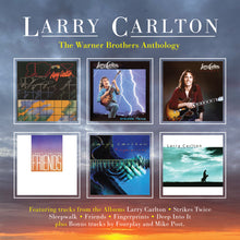 the album cover for Larry Carlton - Warner Brothers Anthology (Uk)