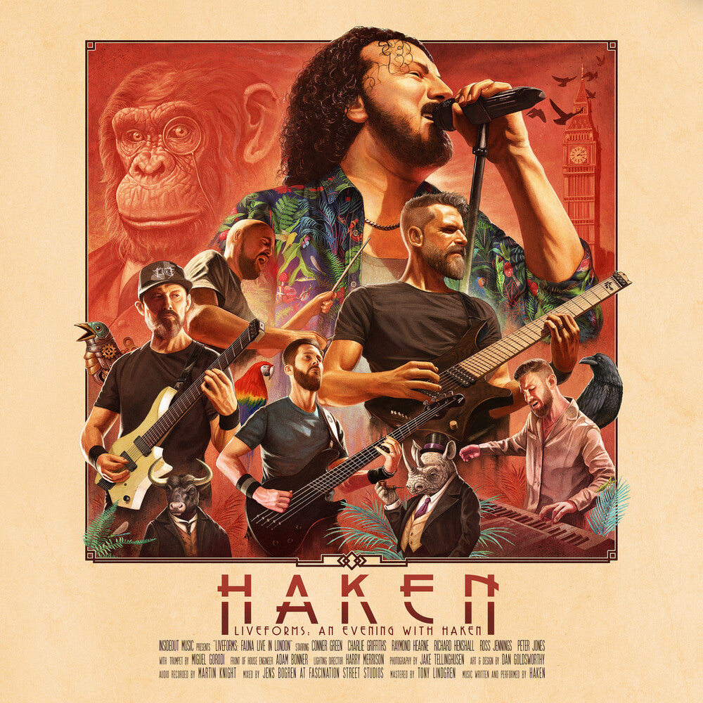 Haken - Liveforms: Fauna live in London [2 LP Green EcoMix ] Vinyl Record