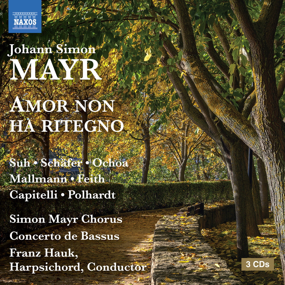 the album cover for Yeree Suh - Mayr: Amor Non Ha Ritegno