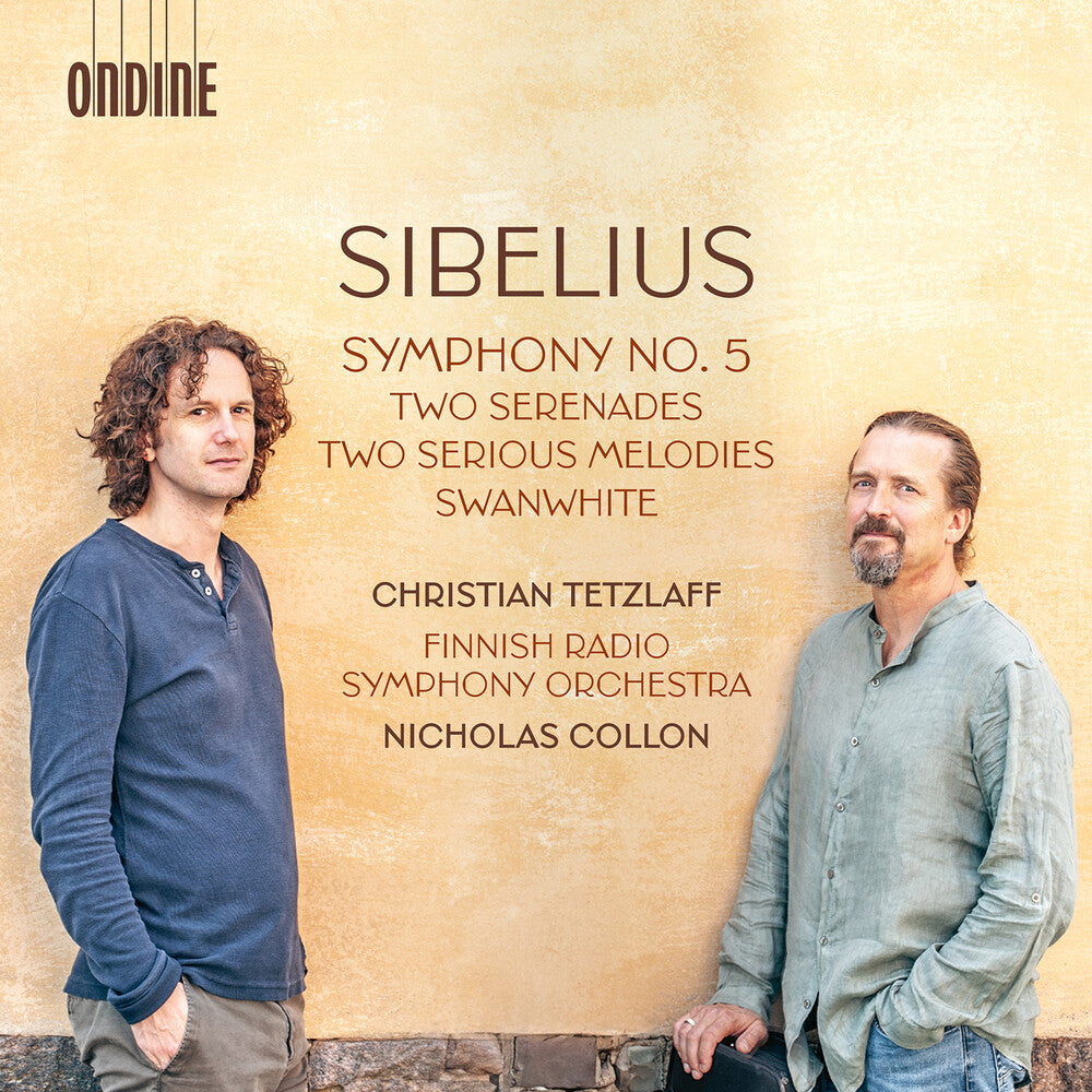 the album cover for Christian Tetzlaff - Sibelius: Symphony No. 5: Two Serenades: Two
