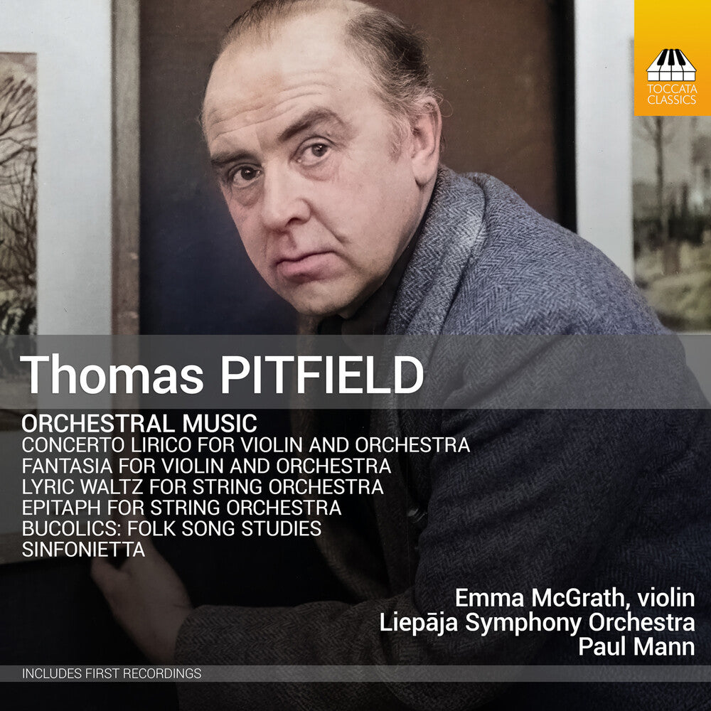the album cover for Emma Mcgrath - Thomas Pitfield: Orchestral Music