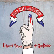 the album cover for Biafra, Jello - Enhanced Methods Of Questioning - Blue