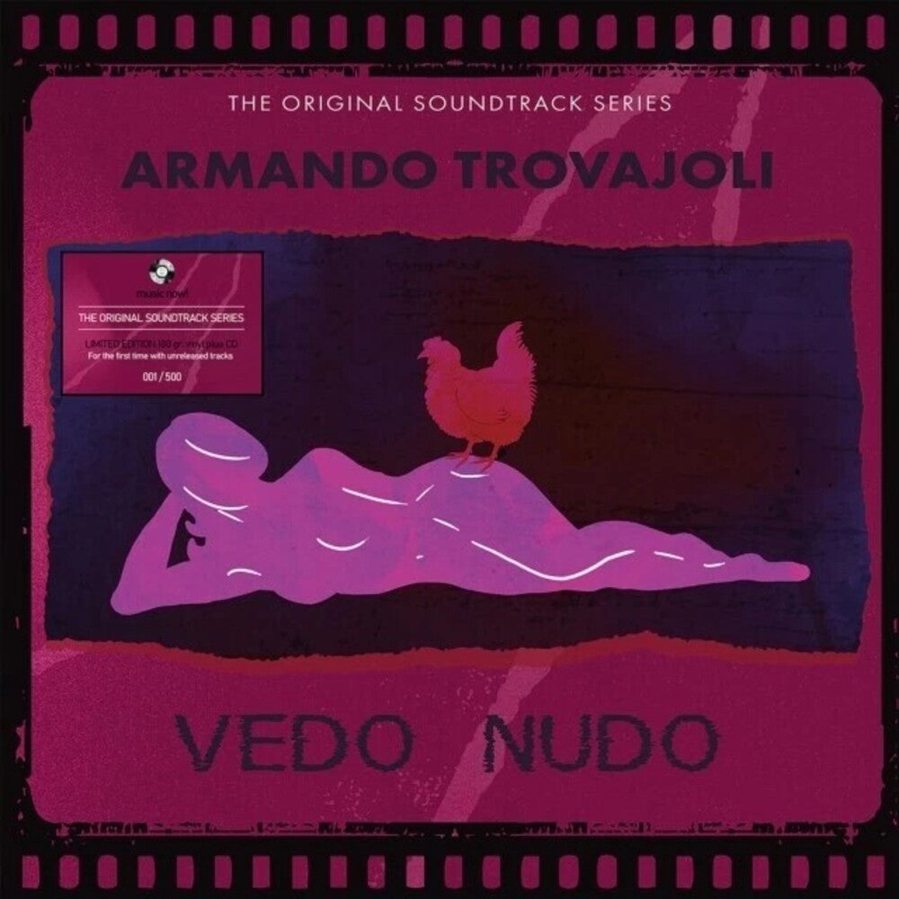 the album cover for Armando Trovajoli  (W/Cd) (Colv) (Ltd) (Ogv) (Purp) - Vedo Nudo (W/Cd) [Colored Vinyl] [Limited Edition] [180 Gram] (Purp) (Ita)