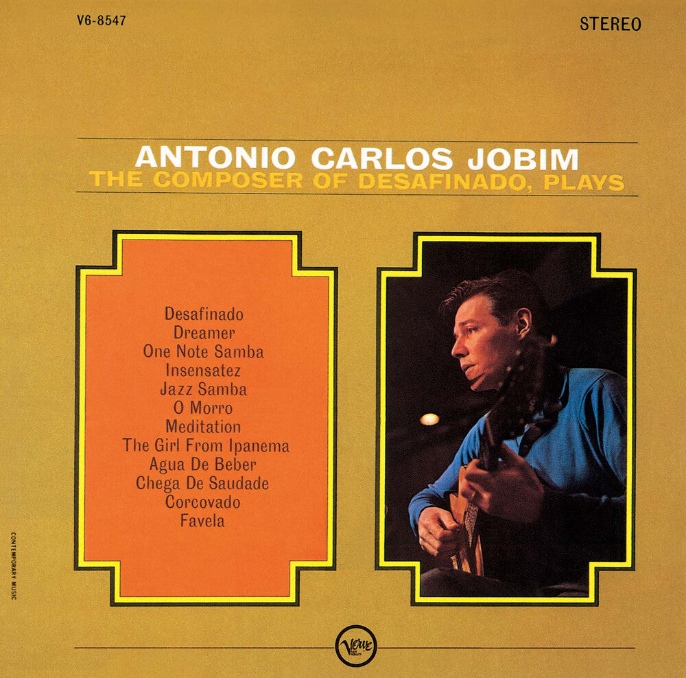 the album cover for Antonio Jobim  Carlos - Antonio Carlos Jobim: Composer Of Desafinado Plays