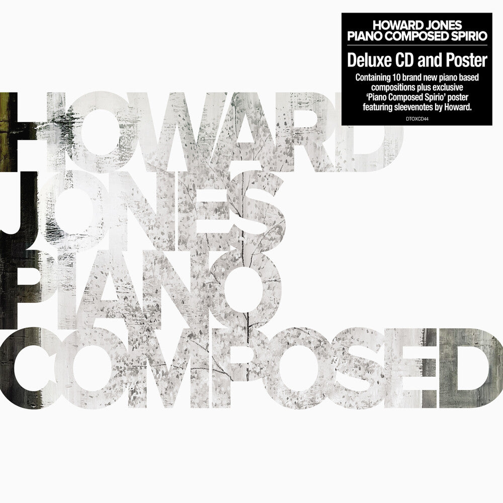 the album cover for Jones, Howard - Piano Composed Spirio