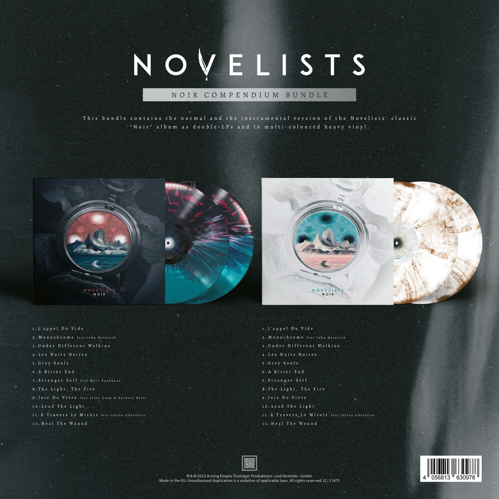 the album cover for Novelists - Noir + Instrumental (Blk) [Colored Vinyl] [Limited Edition] (Mgta)