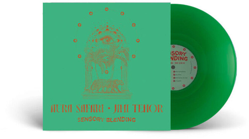 the album cover for Safari, Aura / Tenor, Jimi - Sensory Blending