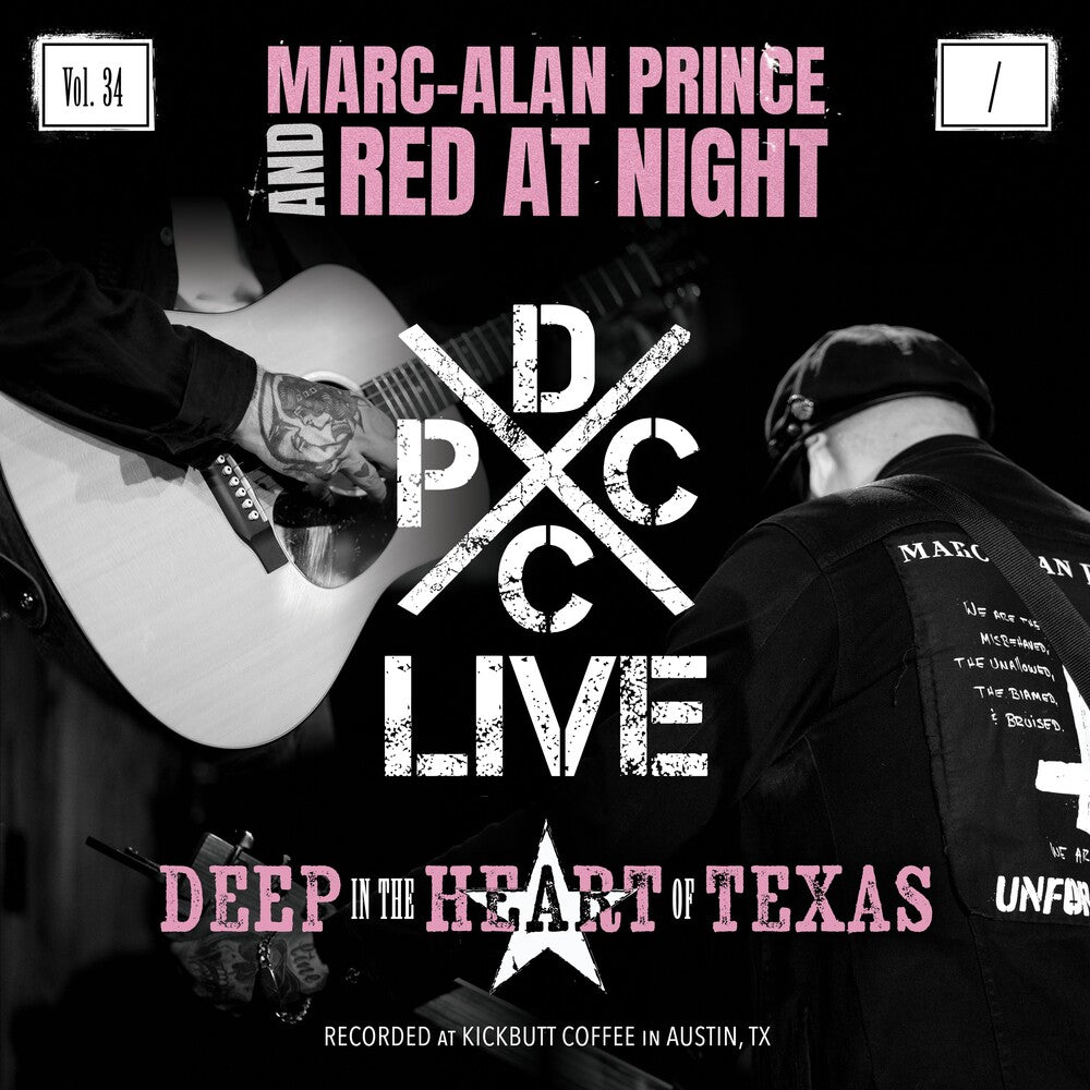 the album cover for Marc Prince -Alan Prince - Dcxpc Live Vol34 Presents