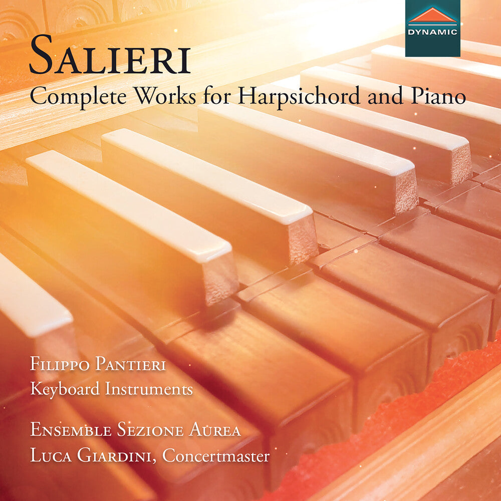 the album cover for Filippo Pantieri - Antonio Salieri Complete Works For Harpsichord &