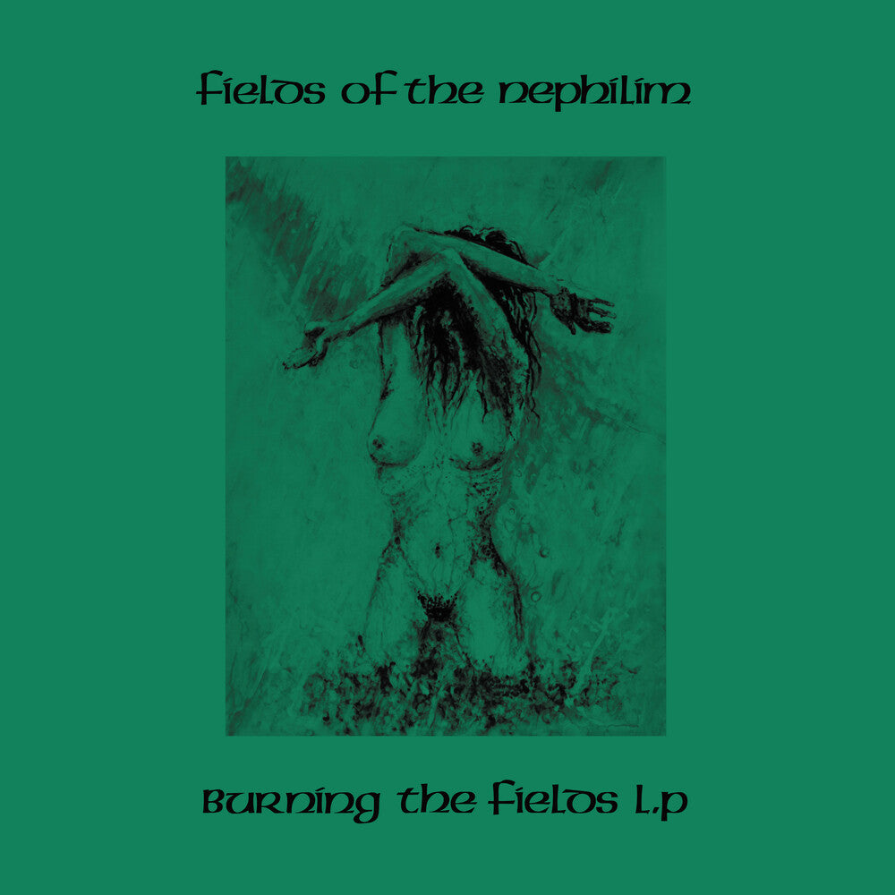 the album cover for Fields Of The Nephilim - Burning The Fields