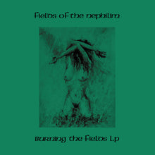 the album cover for Fields Of The Nephilim - Burning The Fields [Colored Vinyl] (Grn)