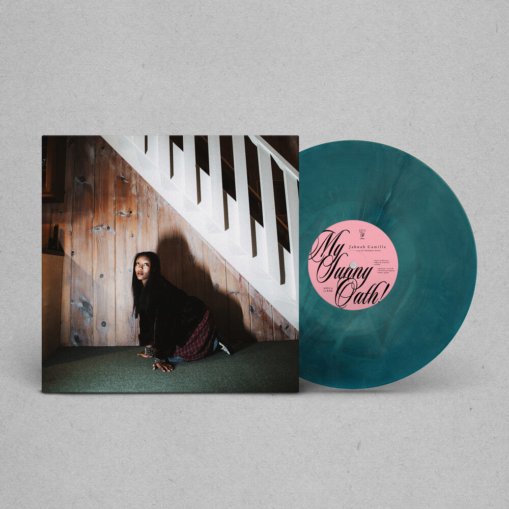 the album cover for Jahnah Camille - My Sunny Oath (Blue) [Colored Vinyl]