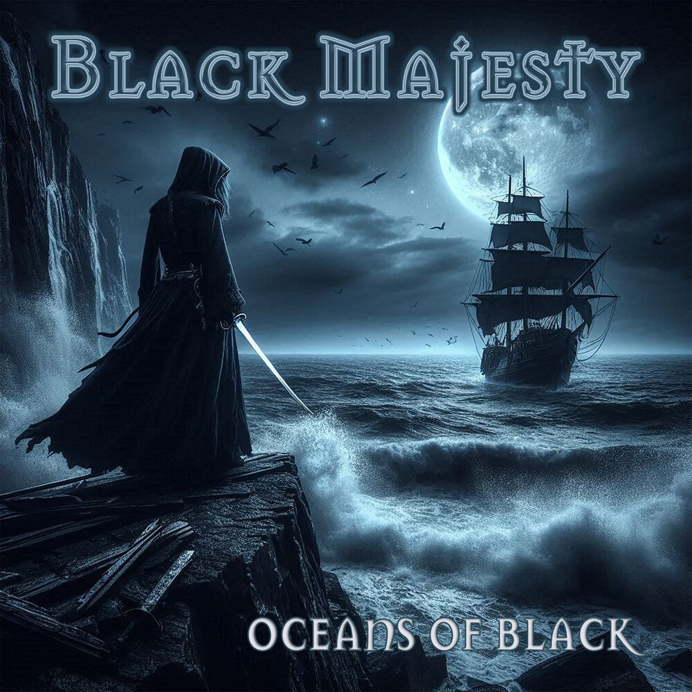 the album cover for Black Majesty - Oceans Of Black