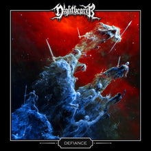the album cover for Nightbearer - Defiance