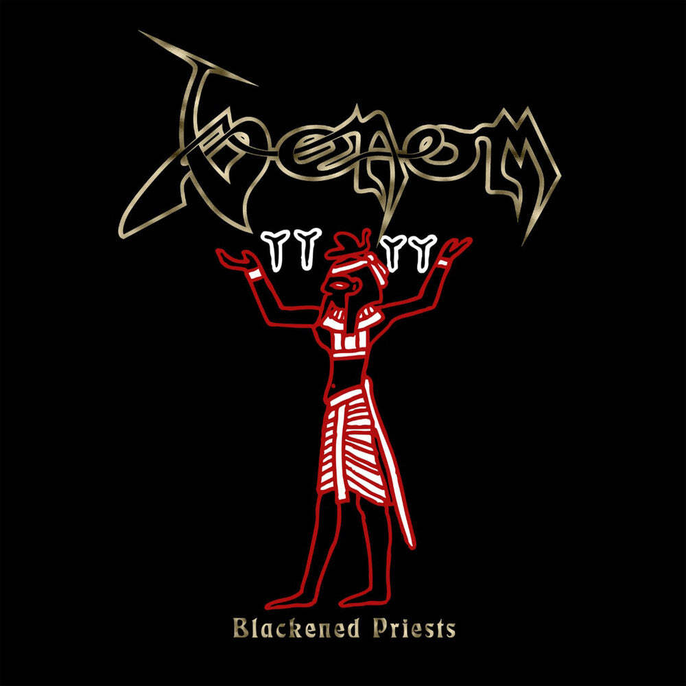 the album cover for Venom - Blackened Priests (Uk)