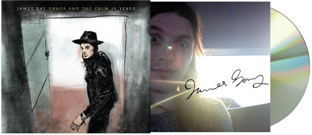 the album cover for James Bay - Chaos And The Calm: 10 Years (Deluxe Edition) [Signed Insert]