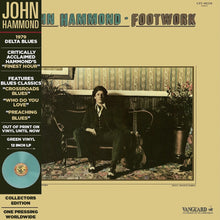 the album cover for Hammond, John - Footwork - Green/Red
