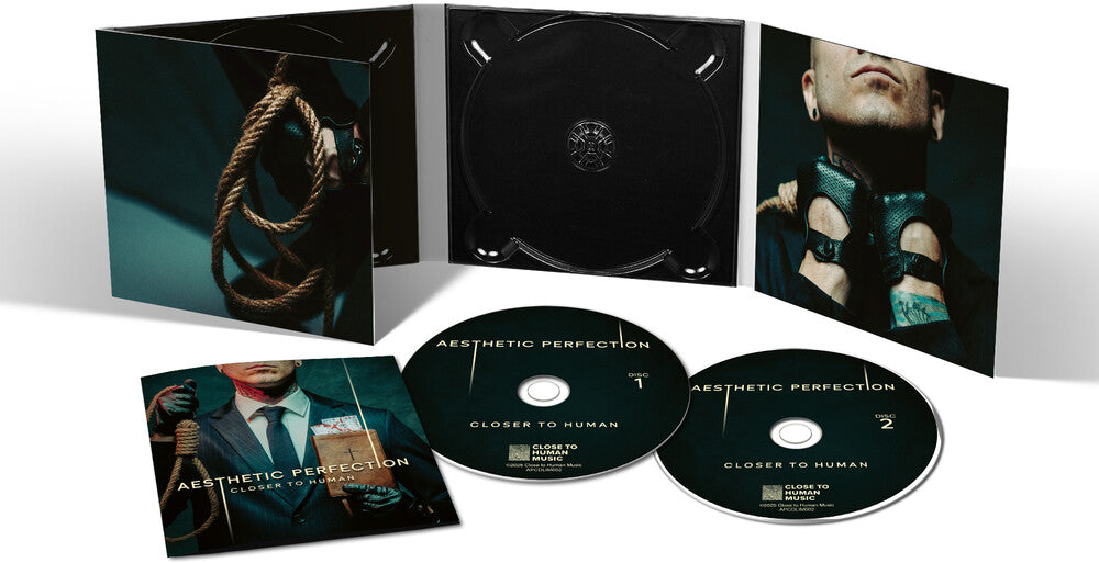 the album cover for Aesthetic Perfection - Closer To Human (Bonus Cd) [Limited Edition] [Digipak] (Ocrd)