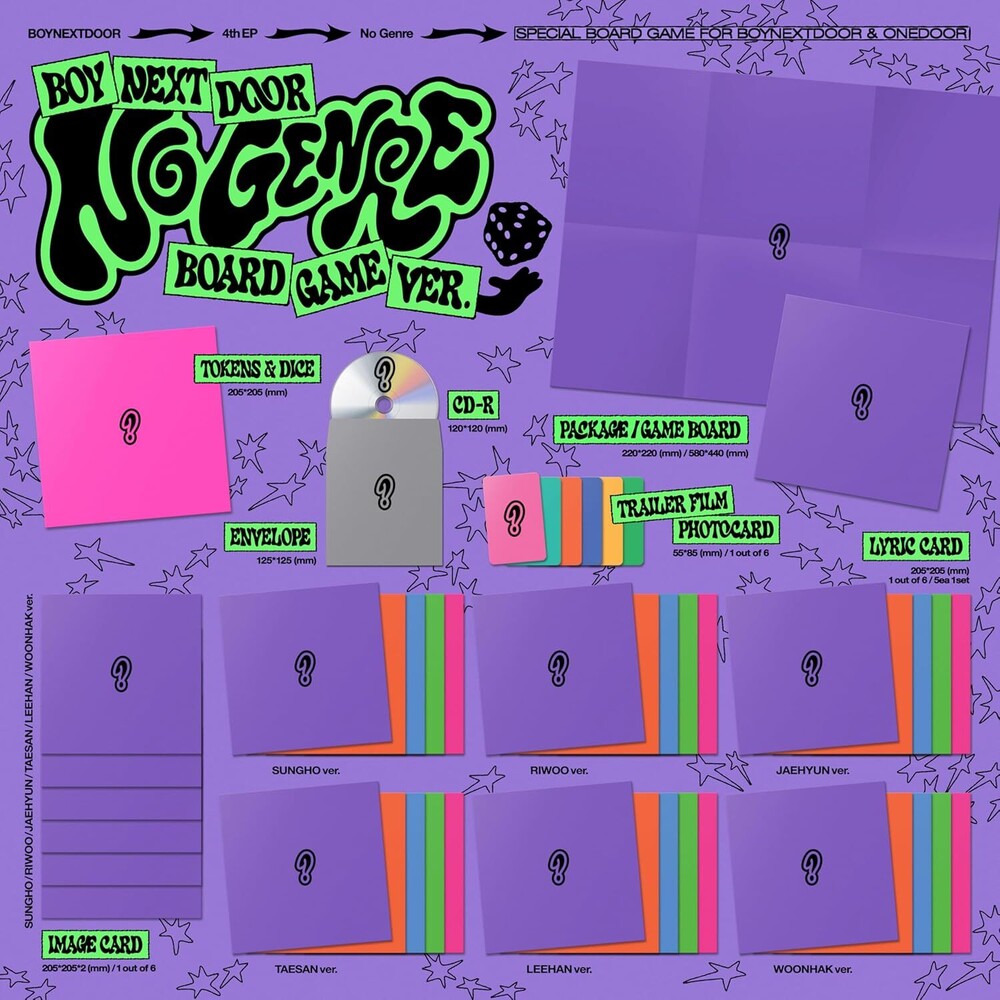 the album cover for BOYNEXTDOOR - BOYNEXTDOOR 4th EP [No Genre] [Board Game ver.]