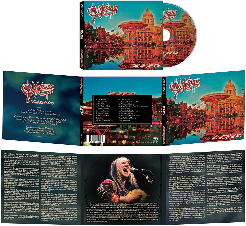 the album cover for Melanie - United Kingdom Live -  [CD]