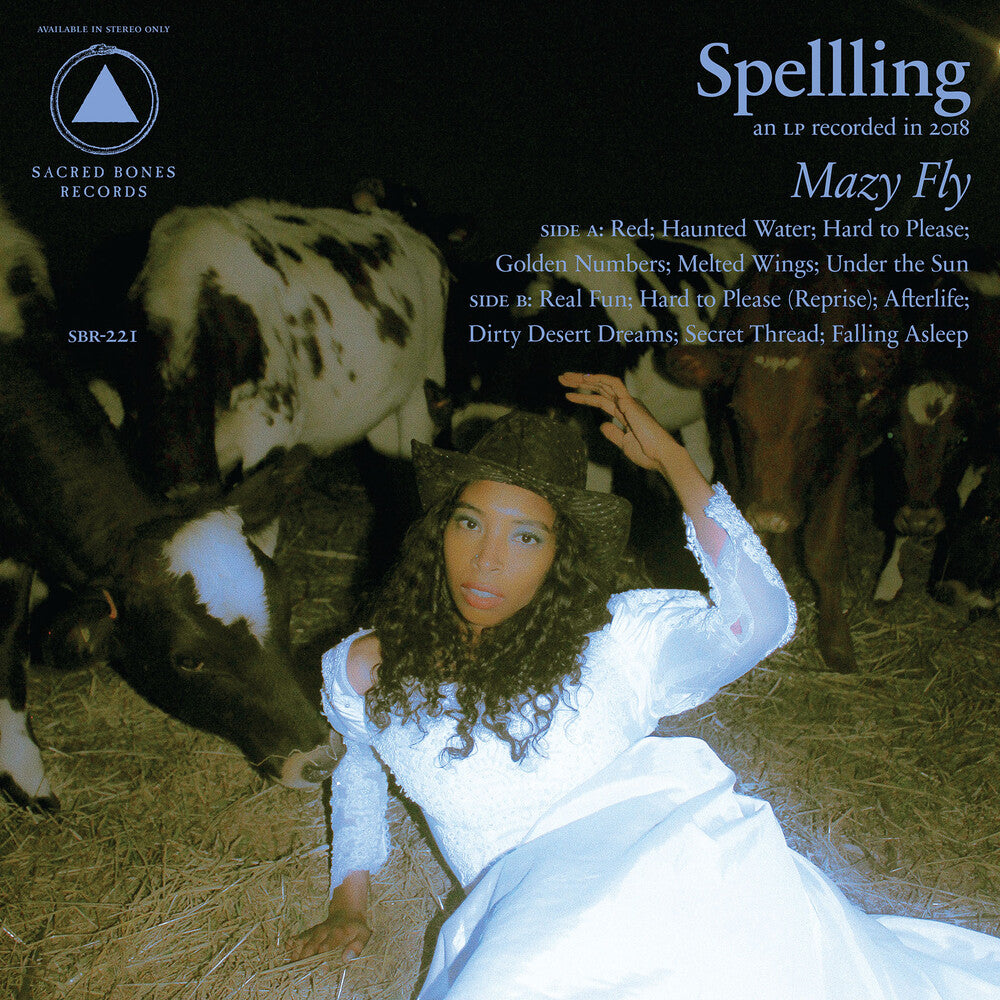 the album cover for SPELLLING - Mazy Fly (Blue) [Colored Vinyl] (Can)