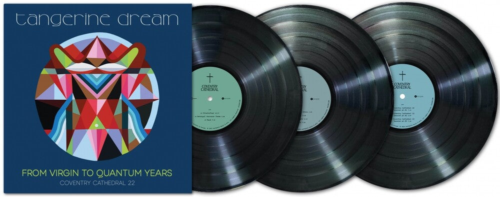 the album cover for Tangerine Dream - From Virgin To Quantum Years: Coventry Cathedral 22 - 140gm Gatefold Vinyl