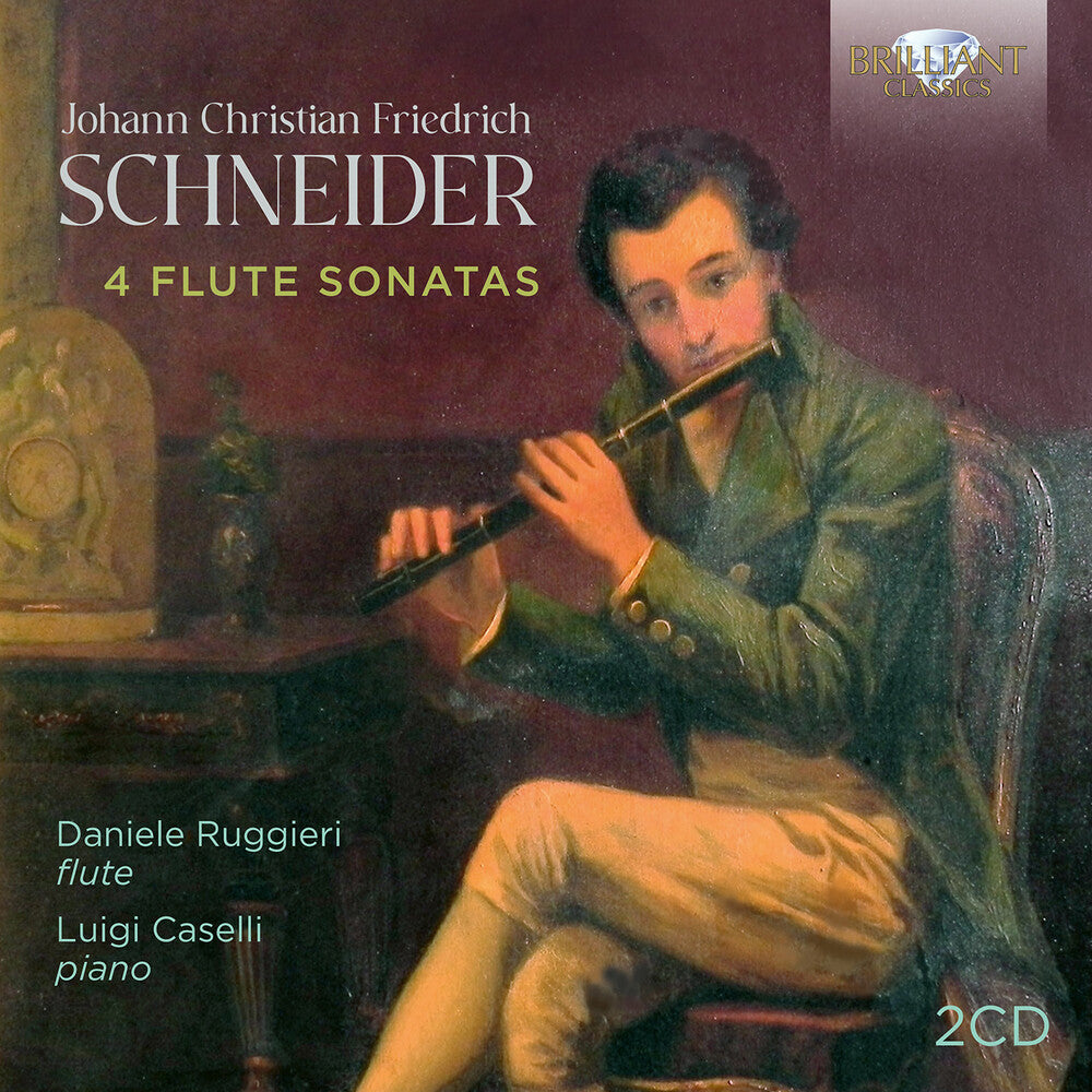 the album cover for Daniele Ruggieri  / Caselli,Luigi - Schneider: 4 Flute Sons