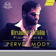 the album cover for Pervez Mody - Scriabin: Pno Works