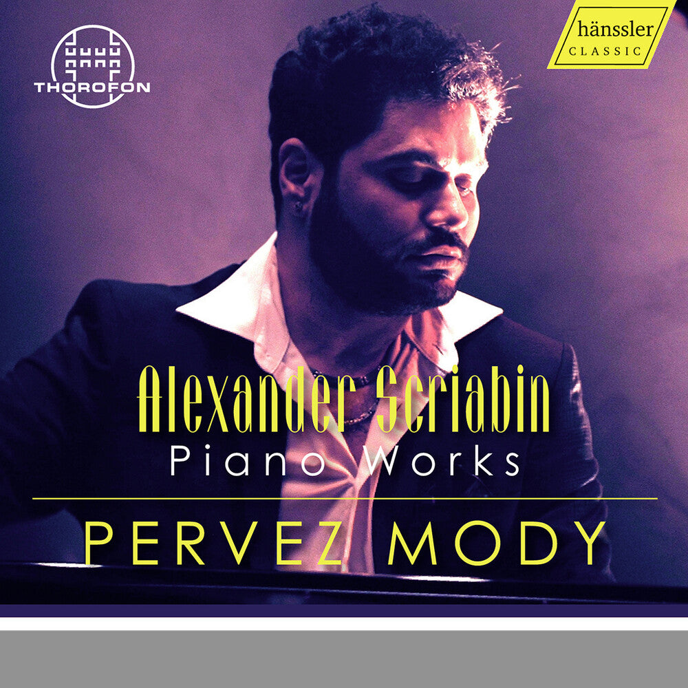 the album cover for Pervez Mody - Scriabin: Pno Works