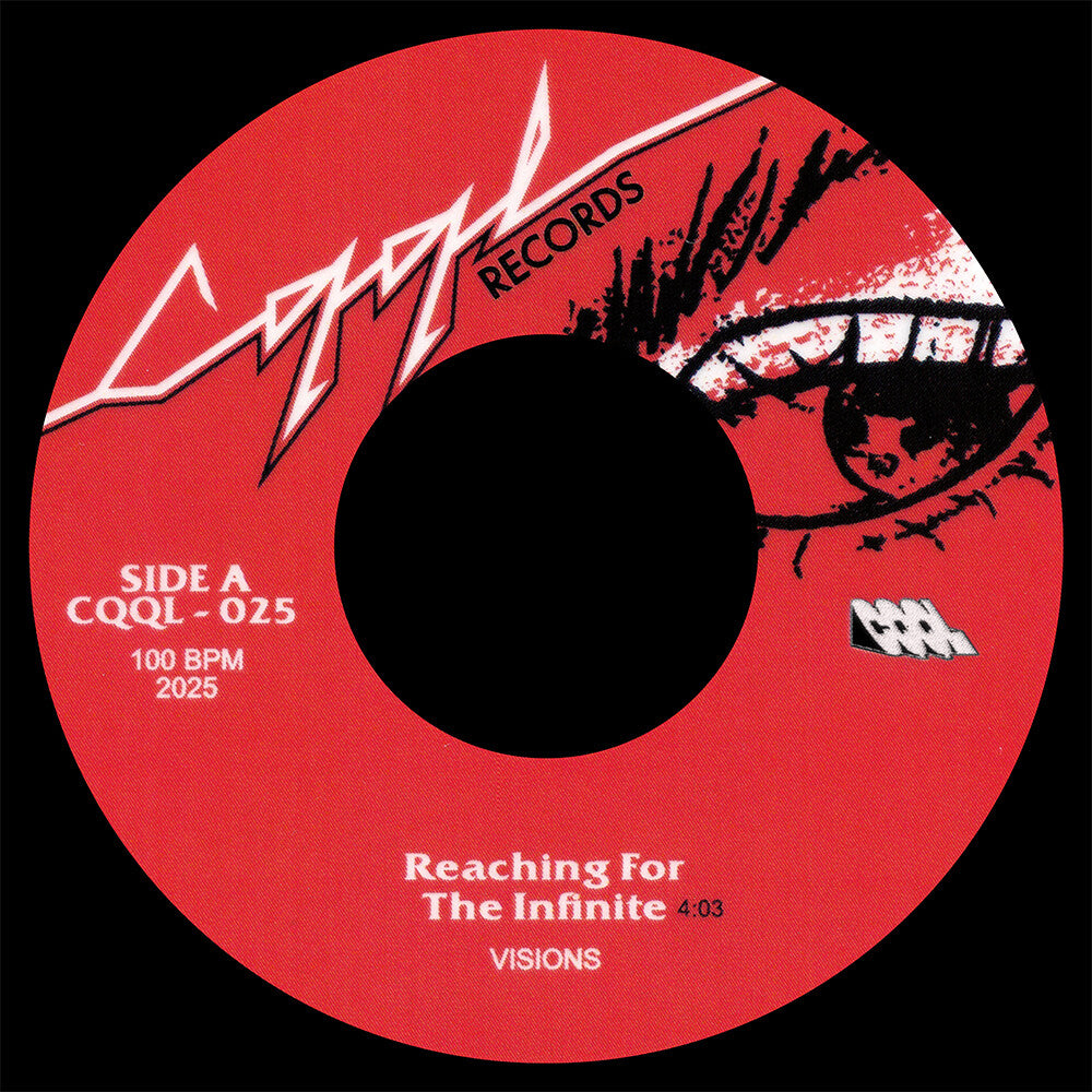 the album cover for Visions - Reaching For The Infinite b/w Back To Fire
