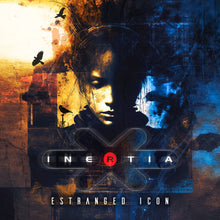 the album cover for Inertia - Estranged Icon (Blue) [Colored Vinyl] [Limited Edition]
