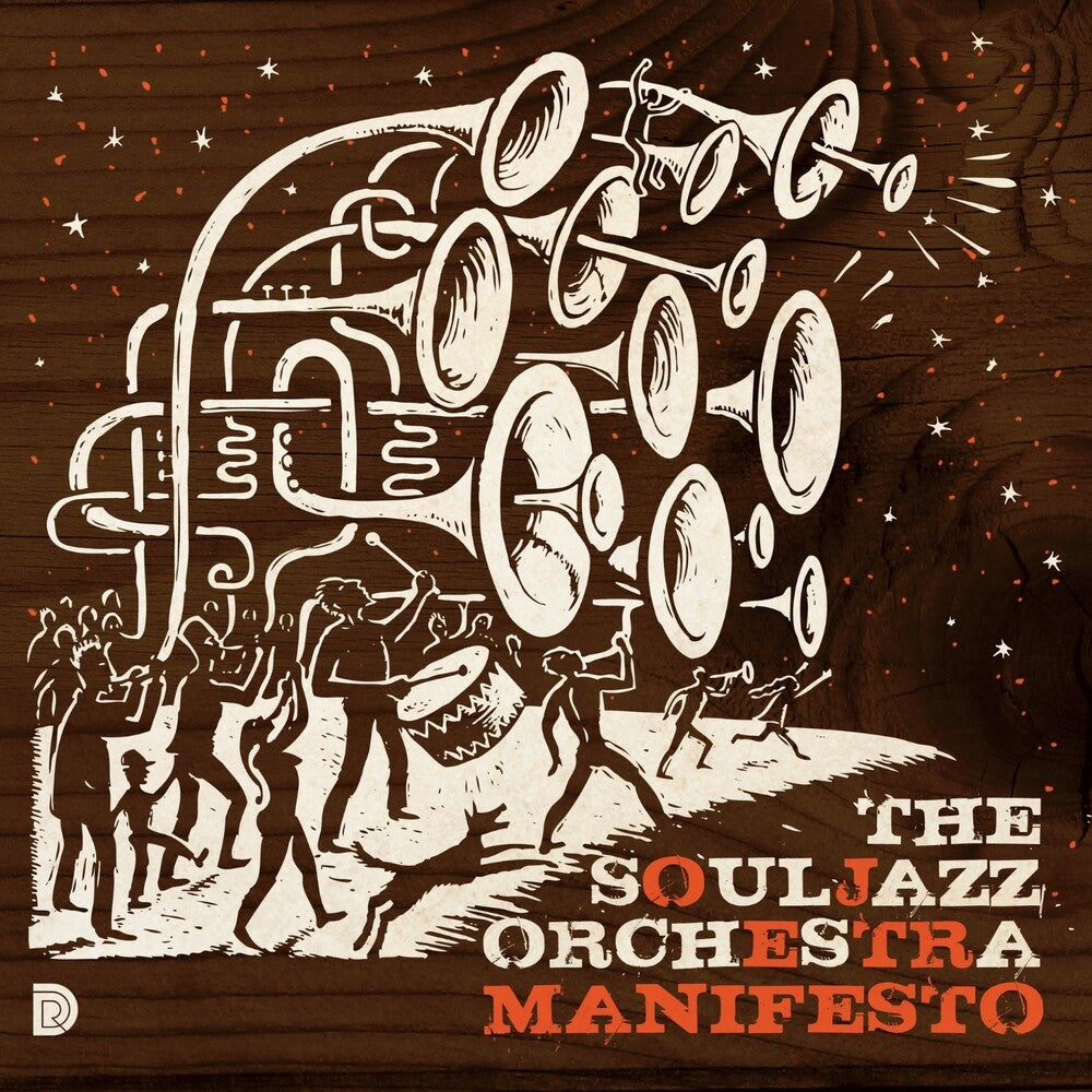the album cover for Souljazz Orchestra - Manifesto [Colored Vinyl] [Limited Edition] (Org)