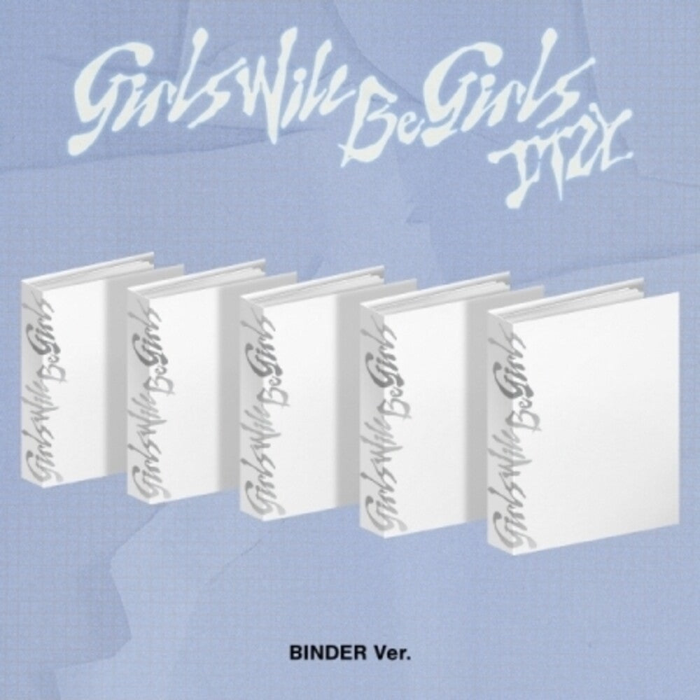 the album cover for ITZY - Girls Will Be Girls - Binder Random Cover Version