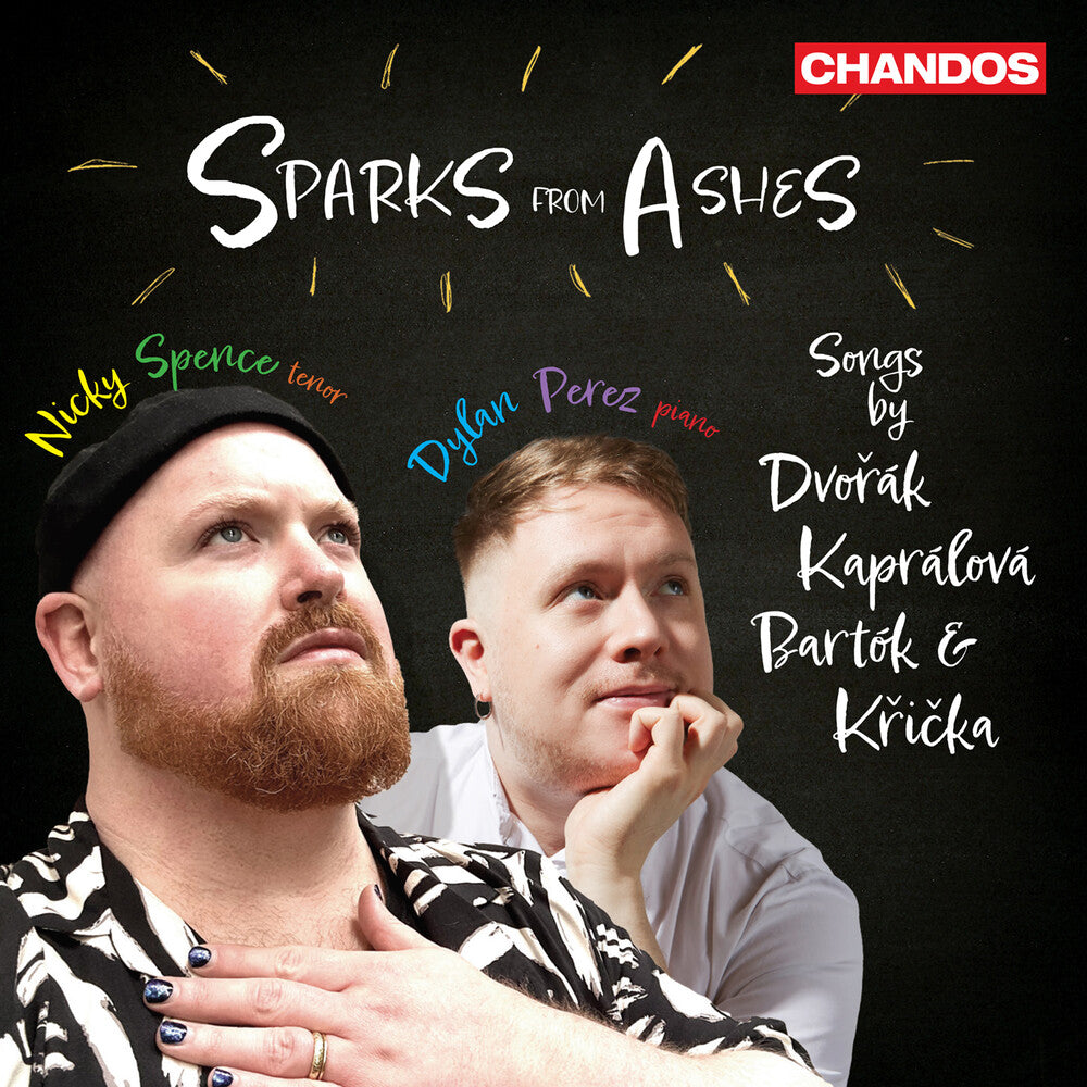 the album cover for Spence / Perez - Sparks From Ashes - Czech Songs