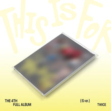 TWICE - This Is For [Is Ver.] (Post) (Phob) (Phot)