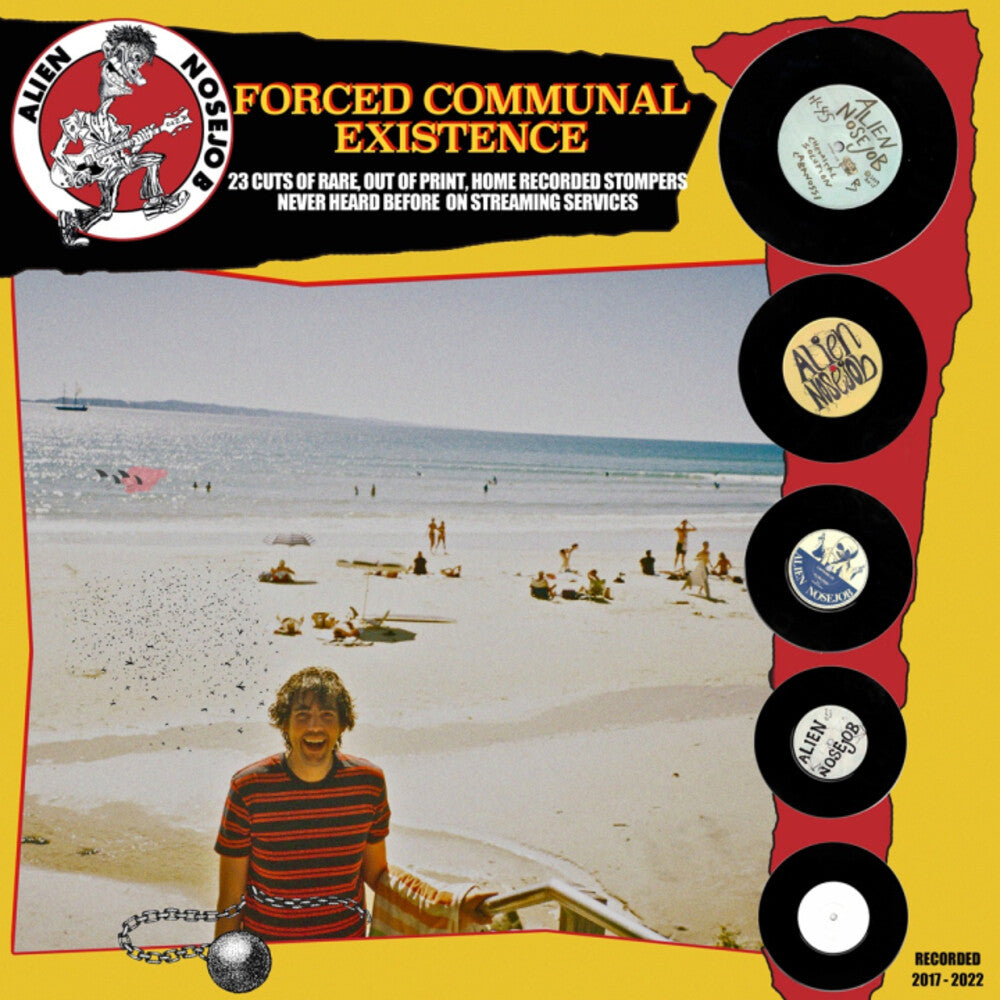 the album cover for Alien Nosejob - Forced Communal Existence