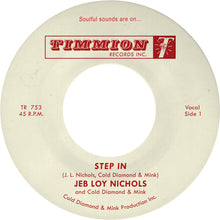 the album cover for Jeb Nichols  Loy / Cold Diamond & Mink - Step In