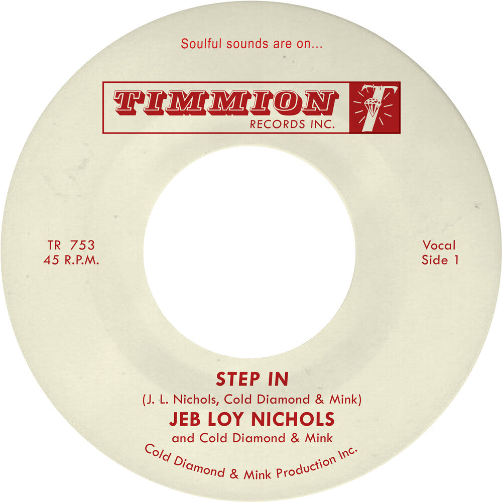 the album cover for Jeb Nichols  Loy / Cold Diamond & Mink - Step In