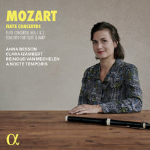 the album cover for Anna Besson - Mozart: Flute Cons