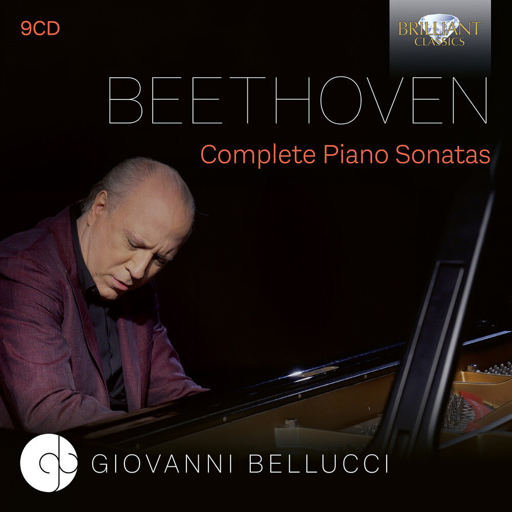 the album cover for Giovanni Bellucci - Beethoven: Complete Pno Sons