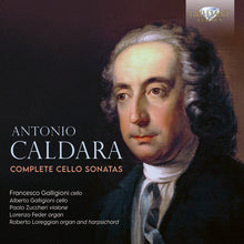 the album cover for Francesco Galligioni - Caldara: Complete Vc Sons
