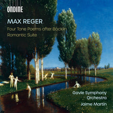 the album cover for Gävle Symphony Orchestra - Max Reger: Four Tone Poems After Bocklin: Romantic